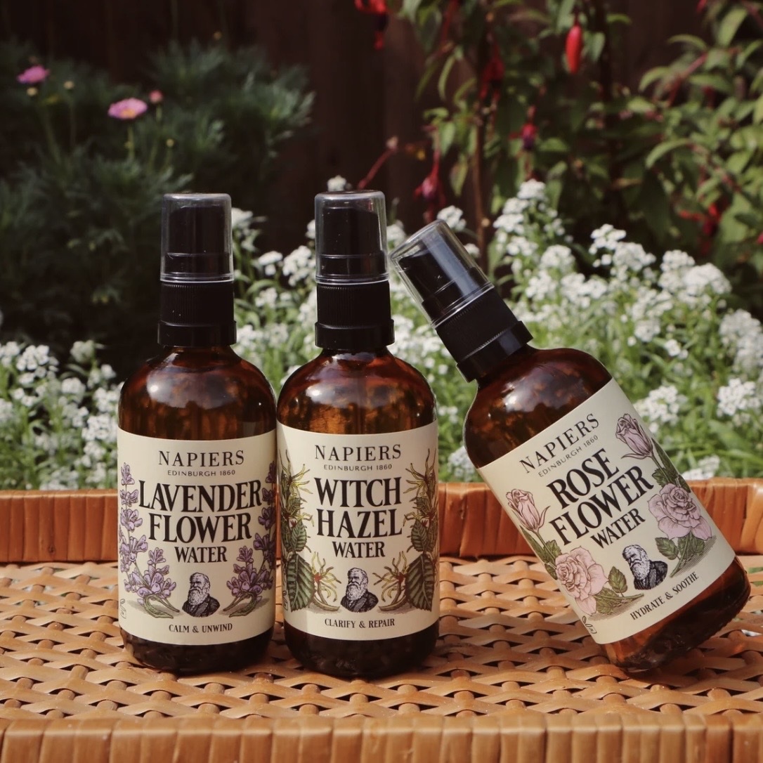 Napiers Lavender Flower Water, Witch Hazel Water and Rose Flower Water